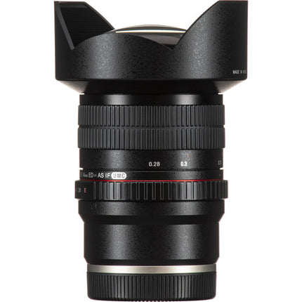 Samyang 14mm f/2.8 ED AS IF UMC objetivo para Sony E Montura Full Frame y APS-C con enfoque manual y parasol integrado