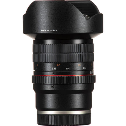 Samyang 14mm f/2.8 ED AS IF UMC objetivo para Sony E Montura Full Frame y APS-C con enfoque manual y parasol integrado