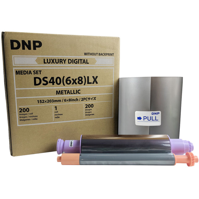 DNP 6 x 8" Luxury Metallic Media para Impresora DS40 200 Impresiones