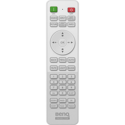 BenQ Mando a Distancia IR para Proyectores Rango 8 Metros Batería AAA