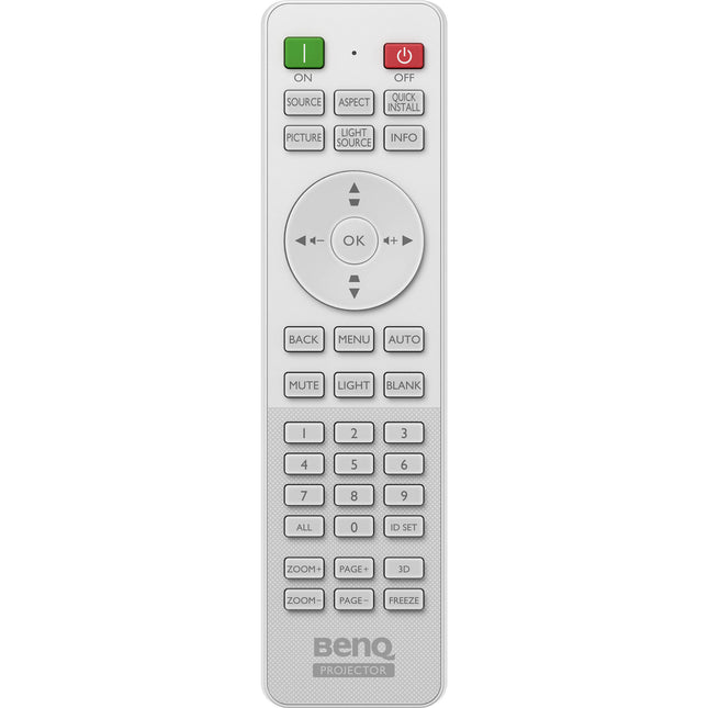 BenQ Mando a Distancia IR para Proyectores Rango 8 Metros Batería AAA