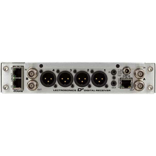 Lectrosonics DSQD Receptor Inalámbrico Digital 4 Canales Rango 138 MHz