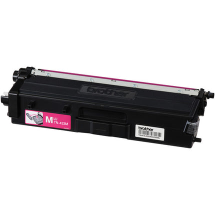 Brother TN433M Cartucho de tóner magenta alto rendimiento compatible con HL-L8260CDW y MFC-L8900CDW