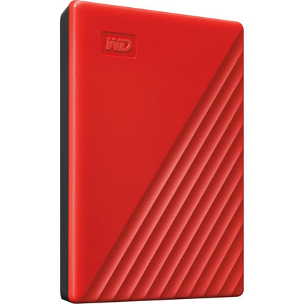 WD 2TB My Passport Disco Duro Externo USB 3.2 Gen 1 Rojo Seguro