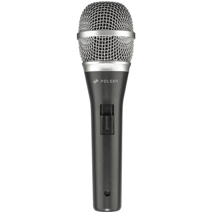 Polsen M-85 Micrófono Dinámico Profesional con Patrón Cardioide y Cable XLR a 1/4