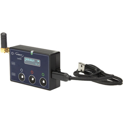 Ambient Recording ACN-CL Lockit Sincronizador de Código de Tiempo Inalámbrico Compacto con Pantalla OLED y Dual LEMO