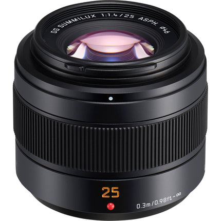 Panasonic Leica DG Summilux 25mm f1.4 II ASPH objetivo para Micro Cuatro Tercios con apertura f1.4 a f16 resistente al polvo y salpicaduras