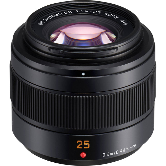 Panasonic Leica DG Summilux 25mm f1.4 II ASPH objetivo para Micro Cuatro Tercios con apertura f1.4 a f16 resistente al polvo y salpicaduras
