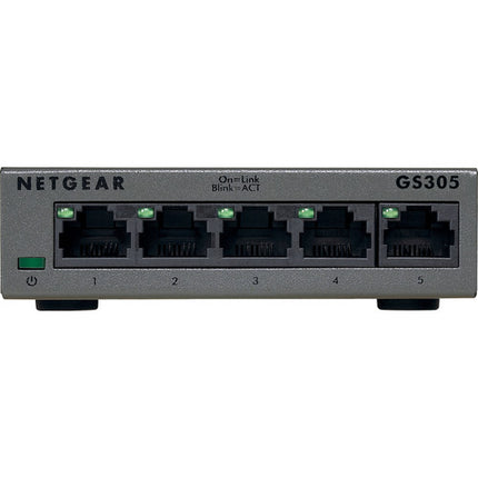 Netgear GS305 Switch 5 Puertos Gigabit Ethernet 1.44 Mpps Rendimiento