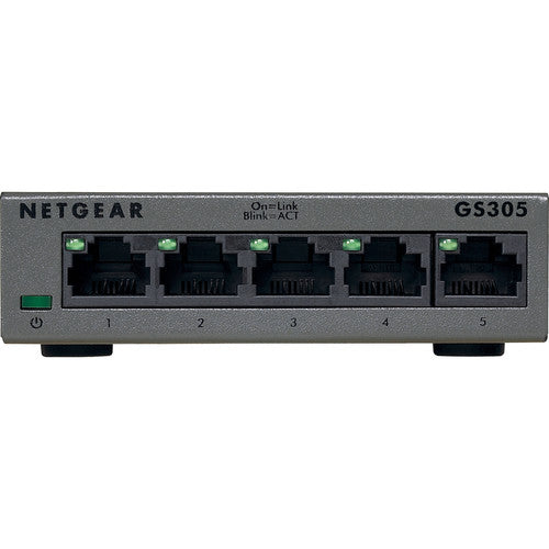Netgear GS305 Switch 5 Puertos Gigabit Ethernet 1.44 Mpps Rendimiento