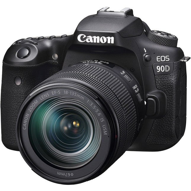 Canon EOS 90D Cámara Réflex Digital con Lente 18-135mm 32.5MP 4K UHD