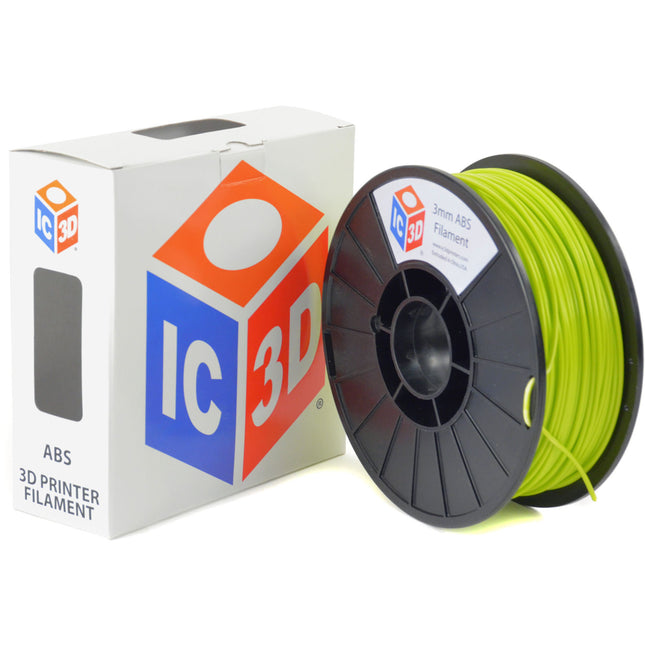 IC3D Industries Filamento ABS 3mm 1kg Verde LulzBot