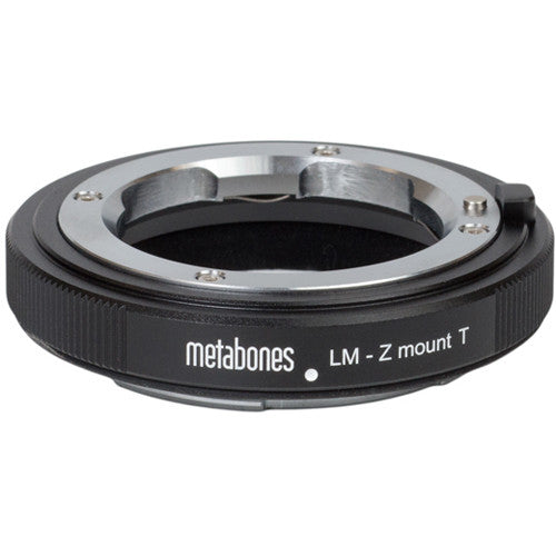 Adaptador Metabones Leica M a cámara Nikon Z con interior antirreflejos y acabado satinado negro