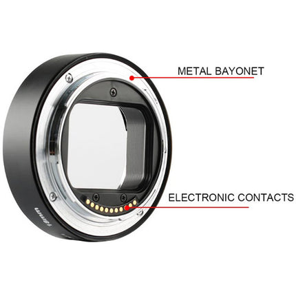 Meike MK-Z-AF1 Tubos de extensión 11mm y 18mm para Nikon Z con contactos de cobre