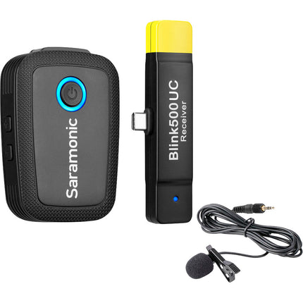 Saramonic Blink 500 B5 Sistema Micrófono Lavalier Inalámbrico USB Tipo-C Alcance 50 m Batería 5 h