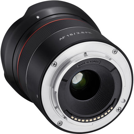 Rokinon AF 18mm f2.8 FE Objetivo Gran Angular Apertura f2.8 a f22 con Motor STM