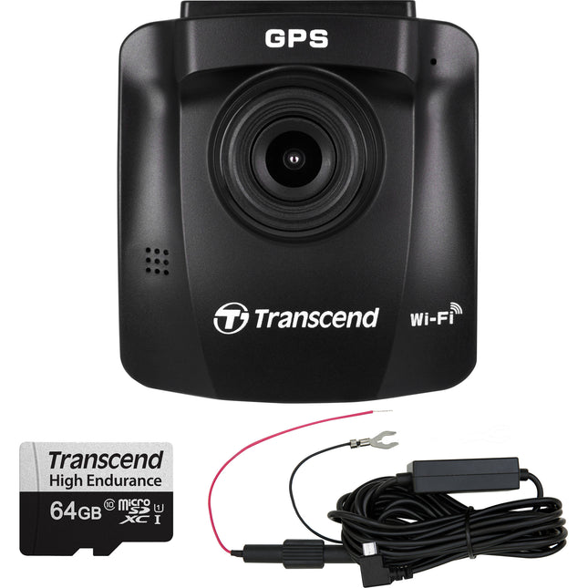Transcend DrivePro 230 cámara para coche 1080p 64GB microSD pantalla 2.4"