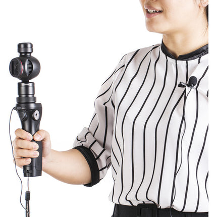 Movo Photo Lavalier Micrófono Condensador Omnidireccional 3.9 pies para DJI Osmo Cámara 4K