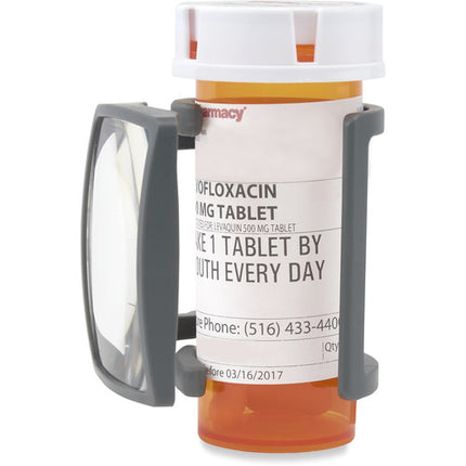 Carson RX-55 Magnificador para Botellas de Medicina 2.5x Clip Ajustable