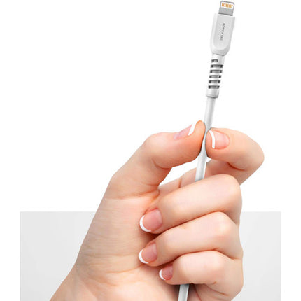Galvanox Cargador de Pared 18W USB Type-C PD/QC con Cable Lightning 5ft Blanco
