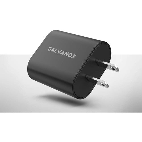 Galvanox Cargador de Pared USB Type-C 18W con Cable Lightning 5 ft Negro