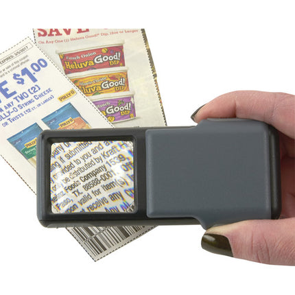 Carson PO-55 MiniBrite Lupa 5x con Luz LED Integrada 4 Unidades