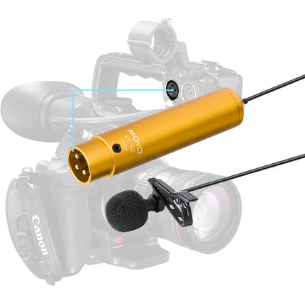 Movo Photo LV-6C Micrófono Lavalier Cardioide con Capsula 8.3mm y Cable 6ft