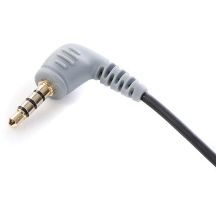 Movo Photo MC3 Adaptador de Micrófono 3.5mm TRS a TRRS 5" con Conectores Dorados
