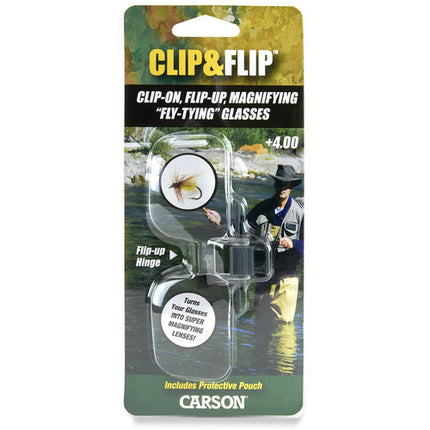 Carson OD-14 Lupa de Clip y Giro 2x Magnificación Estuche Suave
