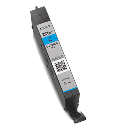 Canon CLI-281 XXL Cartucho de tinta cian 11.7mL para impresoras PIXMA TR7520 TR8520