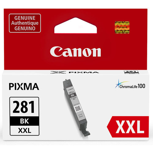 Canon CLI-281 XXL Tanque de Tinta Negro 11.7mL para Impresoras PIXMA TR7520 y TS9120