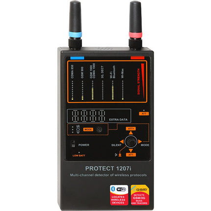 KJB Security Products DD2000 Kit de Detección y Contra Vigilancia con Detector RF y Buscador de Cámaras