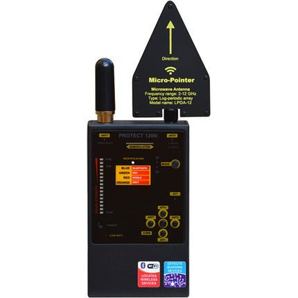 KJB Security Products DD2000 Kit de Detección y Contra Vigilancia con Detector RF y Buscador de Cámaras