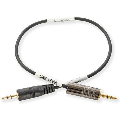 Movo Photo MV-RC100 Cable de Atenuación 3.5mm TRS 12" para cámaras DSLR y Mirrorless 35 dB de reducción de señal