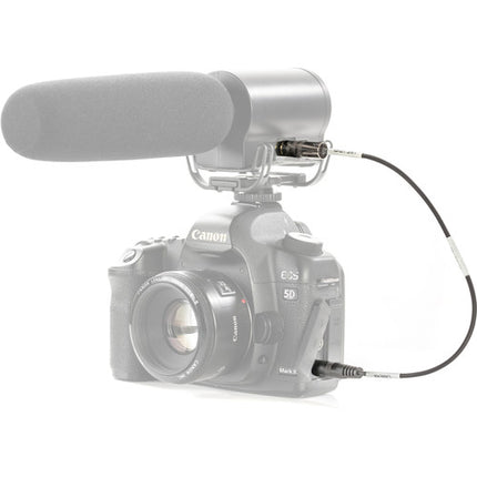 Movo Photo MV-RC100 Cable de Atenuación 3.5mm TRS 12" para cámaras DSLR y Mirrorless 35 dB de reducción de señal