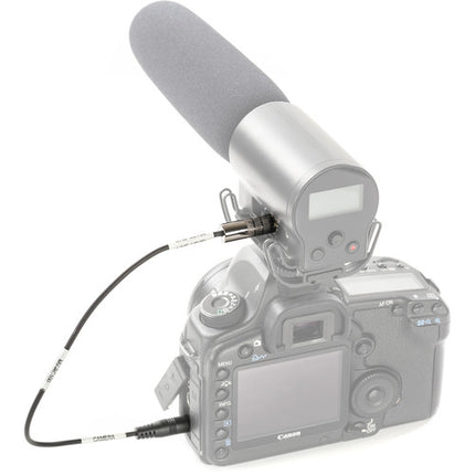 Movo Photo MV-RC100 Cable de Atenuación 3.5mm TRS 12" para cámaras DSLR y Mirrorless 35 dB de reducción de señal