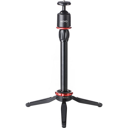 Movo Photo MV-T1 Trípode de Mesa de Aleación de Aluminio 16 Pulgadas 11 lb Capacidad
