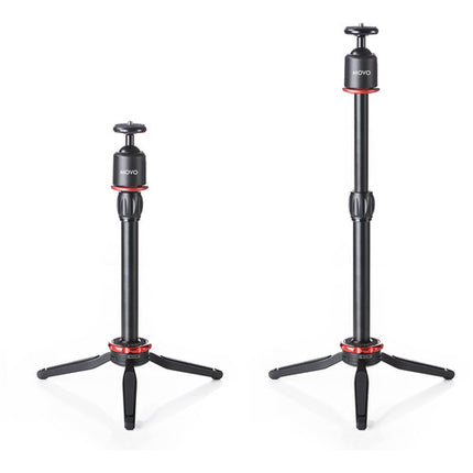 Movo Photo MV-T1 Trípode de Mesa de Aleación de Aluminio 16 Pulgadas 11 lb Capacidad