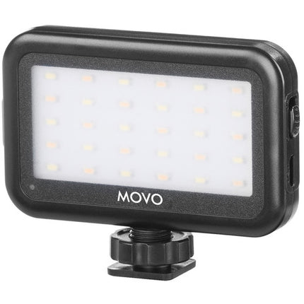 Movo Photo Smartphone Video Kit V2 Rig Luz LED 30 LEDs Micrófono Lavalier Inalámbrico