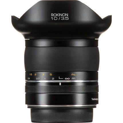 Rokinon SP 10mm f/3.5 Lente para Canon EF Montura EF Full Frame