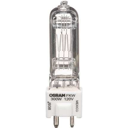 Osram FKW Lámpara 300W 120V Base GY9.5 Forma T6 200 Horas