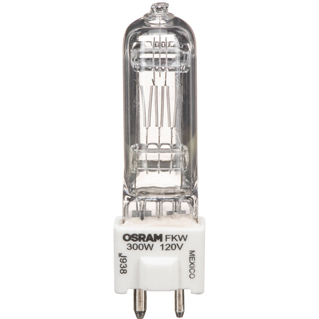 Osram FKW Lámpara 300W 120V Base GY9.5 Forma T6 200 Horas
