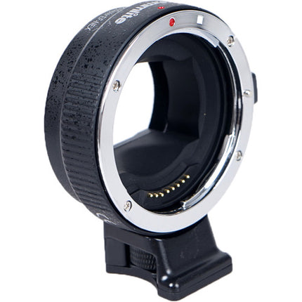 Commlite Adaptador Electrónico Nikon Autofocus para Lentes Canon EF o EF-S para Cámaras Sony E con Pie de Trípode