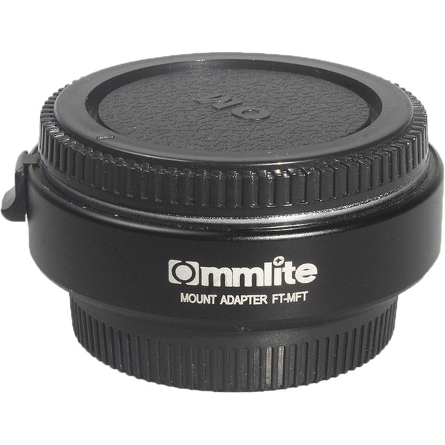 Commlite Adaptador Electrónico de Montura para Lentes Four Thirds a Micro Four Thirds con Autofocus y Transferencia de Metadata