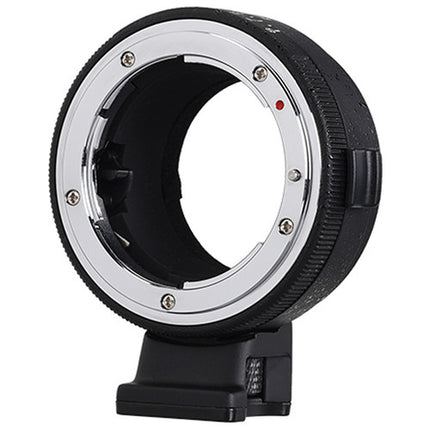 Commlite Adaptador de Montura para Lentes Nikon F a Sony E con Control de Apertura y Pie de Trípode
