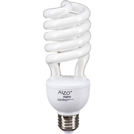 ALZO CFL Bombilla Fotografía 27W 120V 5500K 1300 Lúmenes E26 E27
