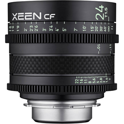 Rokinon XEEN CF 24mm T1.5 Lente de Cine Pro PL Mount 95mm Diámetro