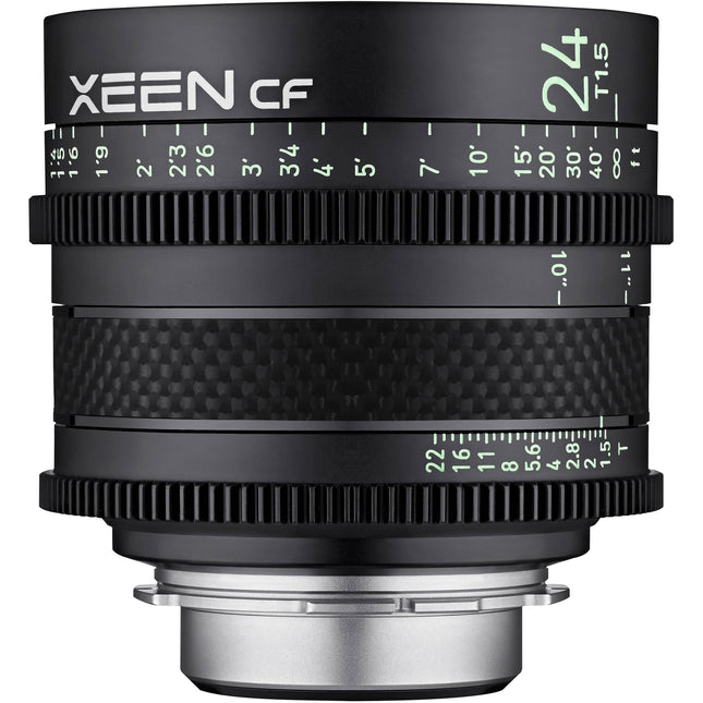 Rokinon XEEN CF 24mm T1.5 Lente de Cine Pro PL Mount 95mm Diámetro