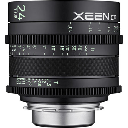 Rokinon XEEN CF 24mm T1.5 Lente de Cine Pro PL Mount 95mm Diámetro