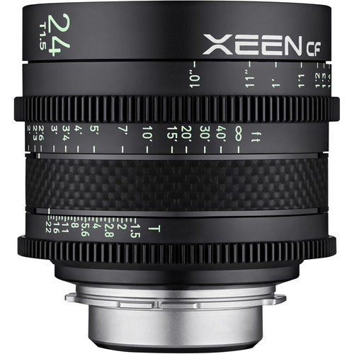 Rokinon XEEN CF 24mm T1.5 Lente de Cine Pro PL Mount 95mm Diámetro